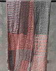 bowen turkish towel hanging and showing both sides