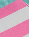 Byron turkish towel silver and fuscia