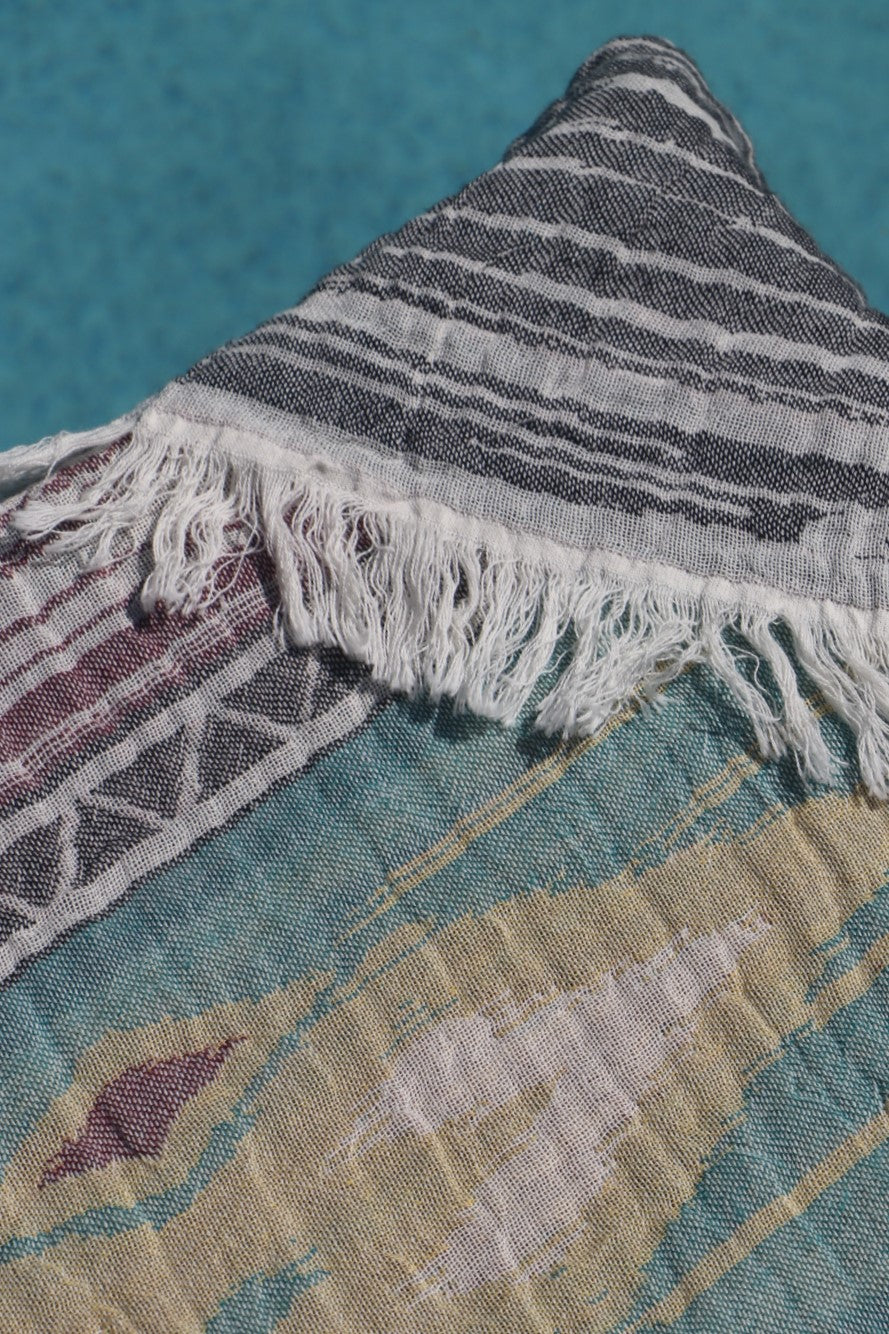 Coalcliff turkish towel close up