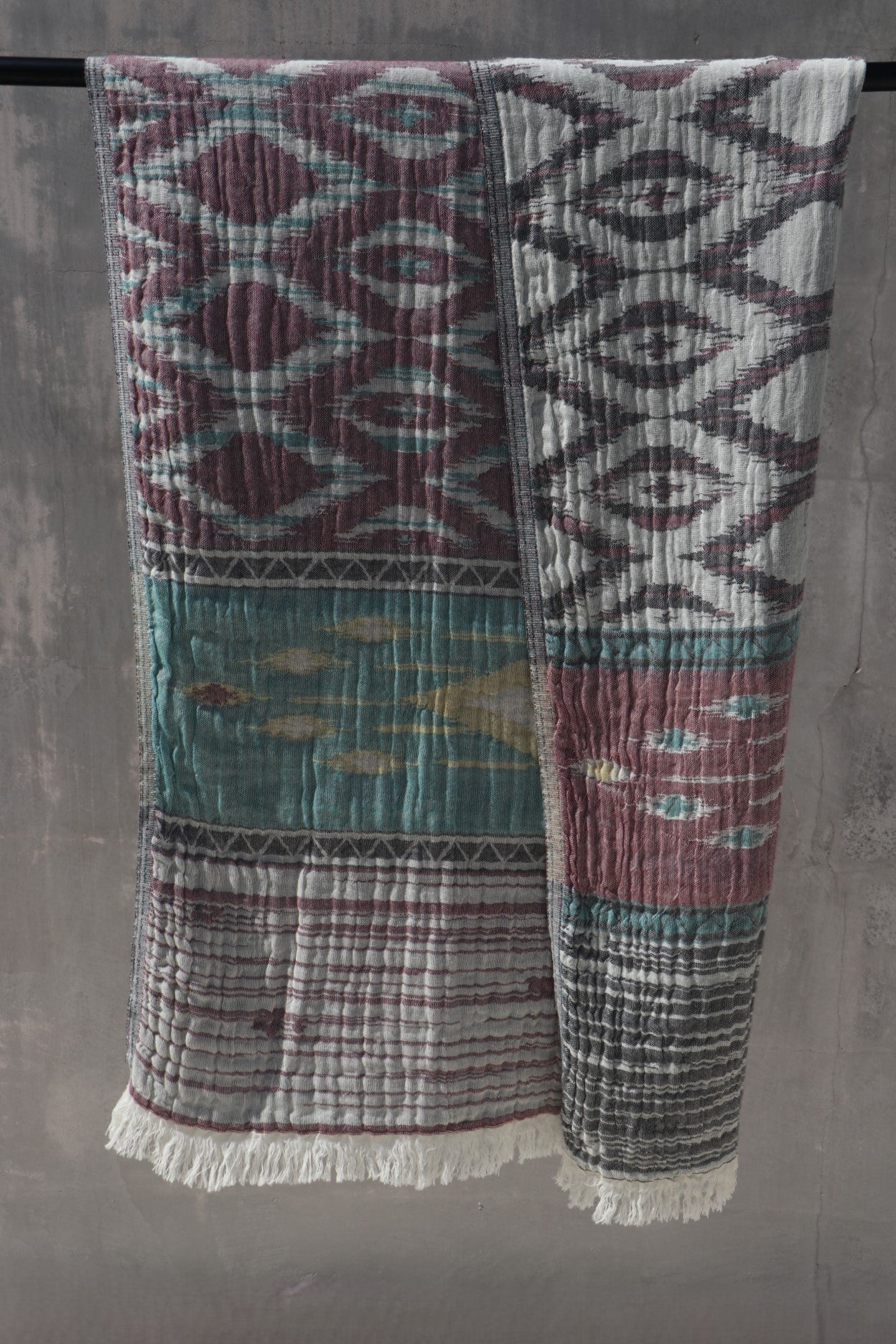 Coalcliff turkish towel showing both sides