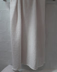 waffle bath towel holloways rust colour hanging