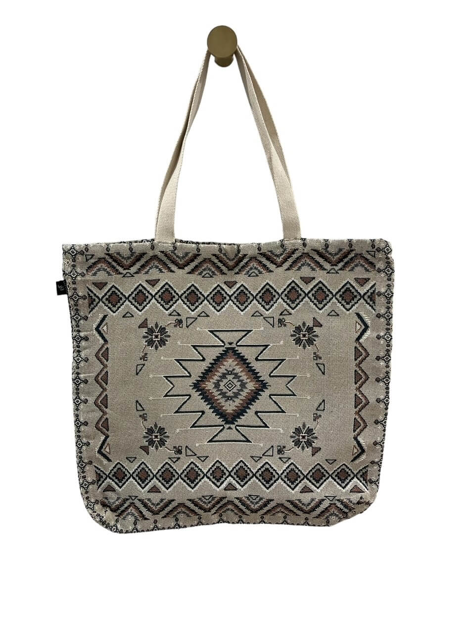 Horizon tote bag hanging