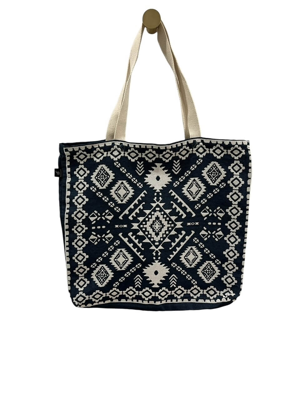 Waves tote bag hanging