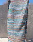 Multi coloured Terrigal turkish towel in full