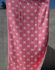 Pink Twilight turkish towel in full