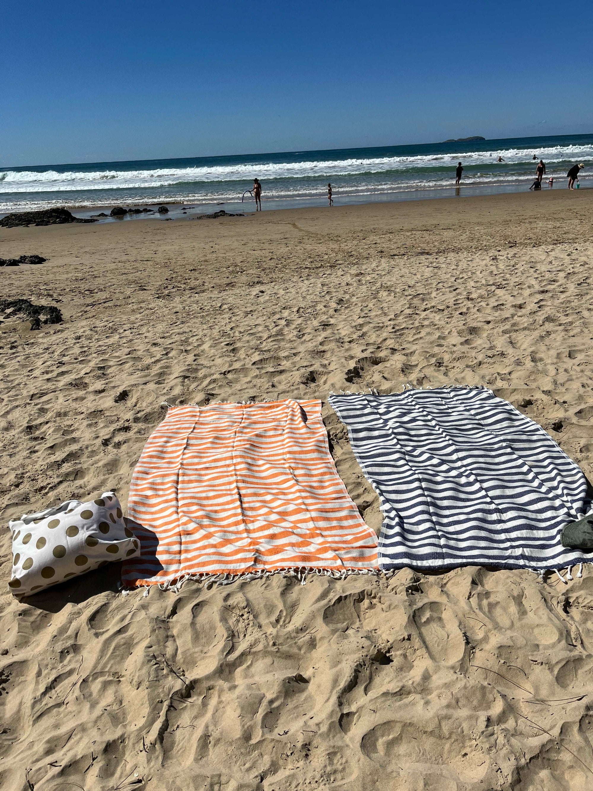 Miami bamboo &amp; cotton blend beach towel, 425 gr - Pippah