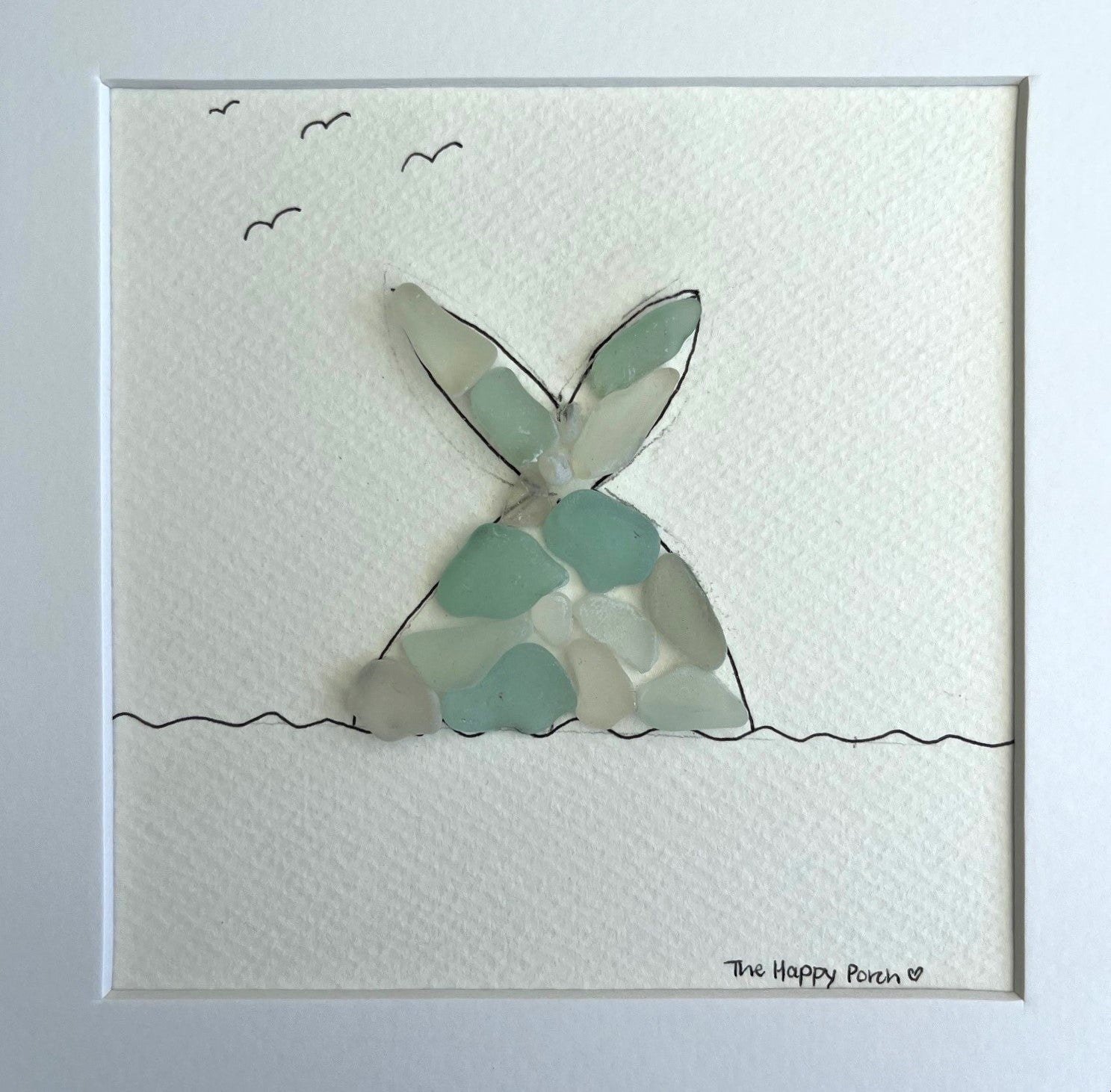 Framed Sea Glass Art - Pippah